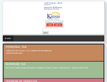 Tablet Screenshot of ksrevenue.org